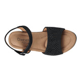 SANDALIAS DAMA COMFORT FIT 26106 SIMIPIEL NEGRO