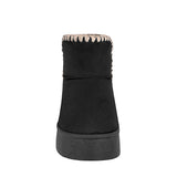 BOTINES DE INVIERNO AMBISHOES MUJER 25026 SUEDE NEGRO