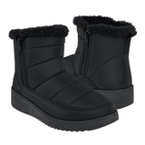 BOTINES DE INVIERNO FUROR MUJER 25037 TEXTIL NEGRO