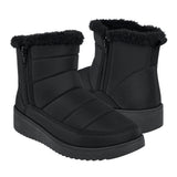 BOTINES DE INVIERNO FUROR MUJER 25037 TEXTIL NEGRO