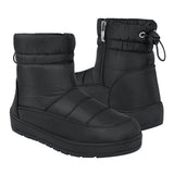 BOTINES DE INVIERNO AMBISHOES MUJER 25033 TEXTIL NEGRO
