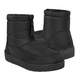 BOTINES DE INVIERNO AMBISHOES MUJER 25032 TEXTIL NEGRO