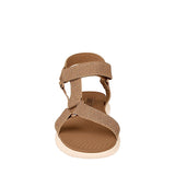 SANDALIAS COMFORT FIT MUJER 26116 SINTÉTICO CAFÉ