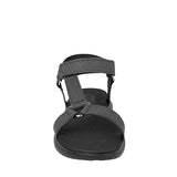 SANDALIAS COMFORT FIT MUJER 26116 SINTÉTICO NEGRO