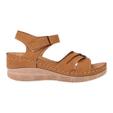 SANDALIAS COMFORT FIT MUJER 26111 SIMIPIEL CAFÉ