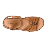SANDALIAS COMFORT FIT MUJER 26111 SIMIPIEL CAFÉ