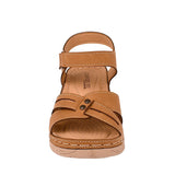 SANDALIAS COMFORT FIT MUJER 26111 SIMIPIEL CAFÉ
