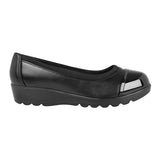 ZAPATOS COMFORT FIT MUJER 26122 SIMIPIEL NEGRO
