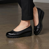 ZAPATOS COMFORT FIT MUJER 26122 SIMIPIEL NEGRO