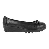 ZAPATOS COMFORT FIT MUJER 26124 SIMIPIEL NEGRO