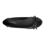 ZAPATOS COMFORT FIT MUJER 26124 SIMIPIEL NEGRO