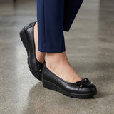 ZAPATOS COMFORT FIT MUJER 26124 SIMIPIEL NEGRO