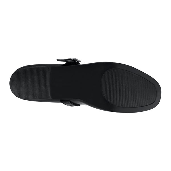 ZAPATOS AMBISHOES MUJER 25047 SIMIPIEL NEGRO