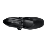ZAPATOS AMBISHOES MUJER 25047 SIMIPIEL NEGRO