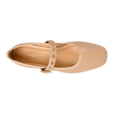 ZAPATOS AMBISHOES MUJER 25047 SIMIPIEL BEIGE