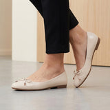 ZAPATOS CASUALES COMFORT FIT MUJER 26303 CHAROL BEIGE