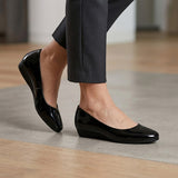 ZAPATOS CASUALES COMFORT FIT MUJER 26304 CHAROL NEGRO