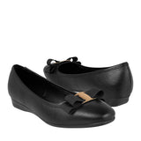 ZAPATOS CASUALES COMFORT FIT MUJER 26306 SIMIPIEL NEGRO