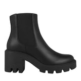 BOTINES DAMA VIA URBANA IK112 SIMIPIEL NEGRO