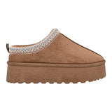 PANTUFLAS BLACK REPUBLIC MUJER OB-YS10 SUEDE CAFÉ