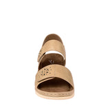 SANDALIAS BLACK REPUBLIC MUJER 250802-7 SIMIPIEL BEIGE