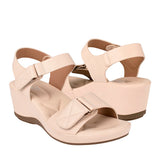 SANDALIAS BLACK REPUBLIC 25095-A4 SIMIPIEL BEIGE PARA MUJER TALLA 22 A 26