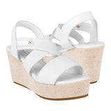 SANDALIAS VIA URBANA MUJER 25880 SIMIPIEL BLANCO