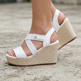 SANDALIAS VIA URBANA MUJER 25880 SIMIPIEL BLANCO