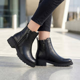 BOTINES BLACK REPUBLIC MUJER OBHL10 SIMIPIEL NEGRO