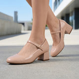 TACONES BLACK REPUBLIC MUJER 250606 CHAROL BEIGE