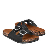 SANDALIAS STYLO MUJER SATURNO SIMIPIEL NEGRO