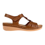 SANDALIAS DAMA STYLO SUKI SIMIPIEL CAFÉ