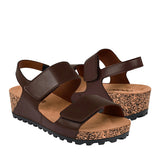 SANDALIAS DAMA STYLO KOLIU SIMIPIEL CAFÉ