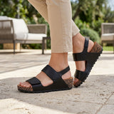 SANDALIAS STYLO MUJER KOLIU SIMIPIEL NEGRO