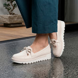 MOCASINES SIENA MUJER 3084 SIMIPIEL BEIGE