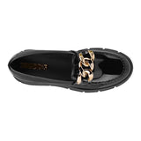 ZAPATOS CASUALES DAMA STYLO J-9000 CHAROL NEGRO