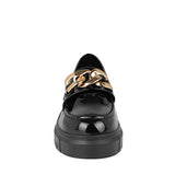 ZAPATOS CASUALES DAMA STYLO J-9000 CHAROL NEGRO