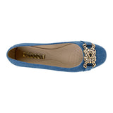 ZAPATOS DAMA STYLO 4659 TEXTIL AZUL