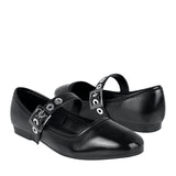 ZAPATOS CASUALES DAMA STYLO 4668 SIMIPIEL NEGRO