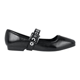 ZAPATOS CASUALES DAMA STYLO 4668 SIMIPIEL NEGRO