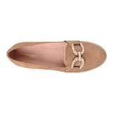 MOCASINES DAMA STYLO 5408 SUEDE BEIGE