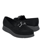 MOCASINES DAMA STYLO 5408 SUEDE NEGRO