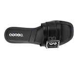 SANDALIAS DAMA STYLO 10502 SIMIPIEL NEGRO