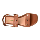 SANDALIAS DAMA STYLO 10254 SIMIPIEL CAFÉ