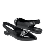 ZAPATOS CASUALES DAMA STYLO 2503 CHAROL NEGRO