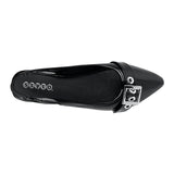 ZAPATOS CASUALES DAMA STYLO 2503 CHAROL NEGRO