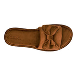 PANTUFLAS DAMA STYLO 12 SUEDE CAFE