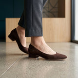 TACONES SIENA MUJER 11005 SUEDE CAFÉ