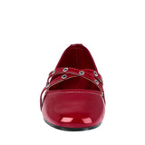 ZAPATOS CASUALES SIENA MUJER 8519 CHAROL ROJO