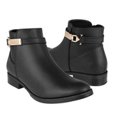 BOTINES DAMA STYLO E-632 SIMIPIEL NEGRO